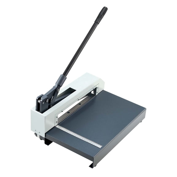 Heavy Duty 12" Manual Metal Shear, Solid Steel Plate Cutter for Aluminum, Steel, Copper, Plastic, and PCB Boards