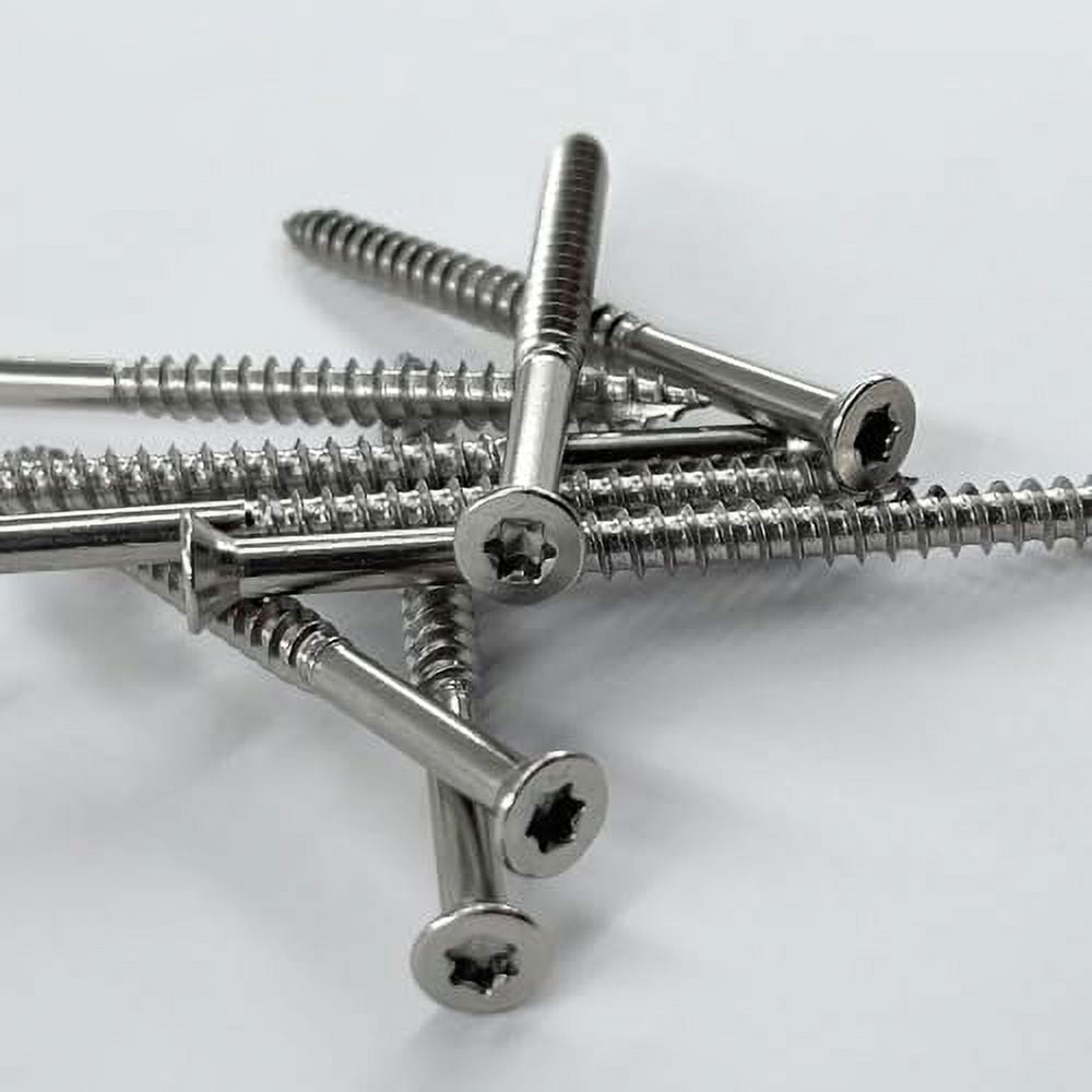 Heavy Duty 12 x 3 Inch 304 Grade Stainless Steel 3” Deck Wood Screws Rust Proof