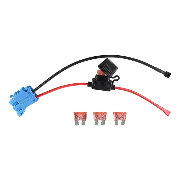 Heavy Duty 12AWG Wiring Harness Connector With Builts In Fuses For Electric Toy Vehicles 12v Easy Replacement