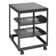 thumbnail image 1 of Heavy Duty 12U Server Rack with Casters, Adjustable Depth 15-40 Inches, 4 Post Network Rack for Server, Modem, Router, 1 of 7