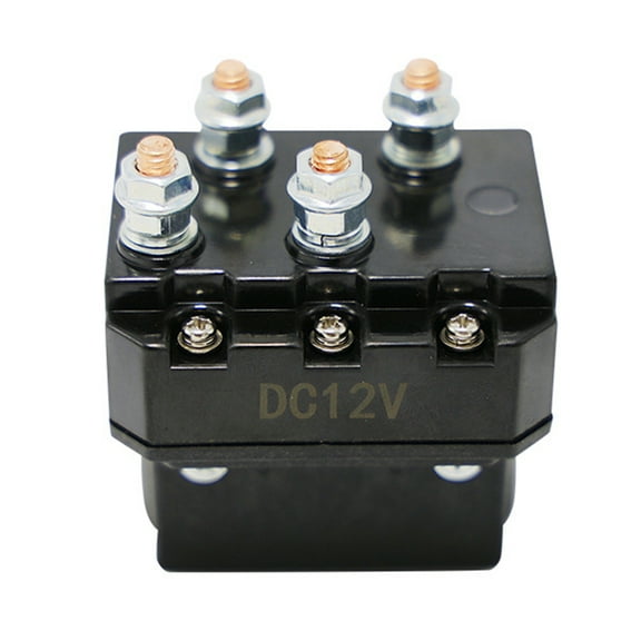 Heavy Duty 12V 250A Winch Solenoid Relays Waterproof Designs Vehicle Winch Contactor for ATVs UTV Winches Up To 5000lb