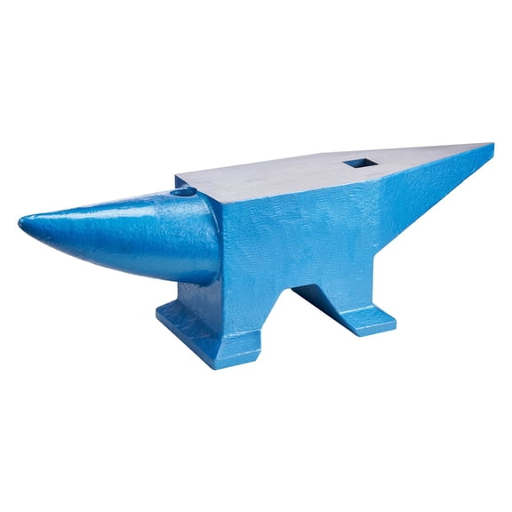 Heavy Duty 132 Lbs Cast Steel Blacksmith Anvil with Round and Square Holes Forge Tool for Metalworking Jewelry Making Professional Equipment
