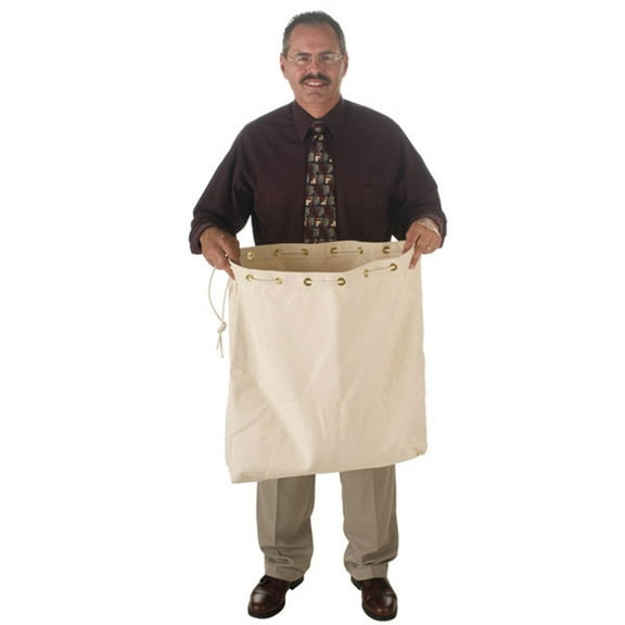 Heavy Duty 14oz Canvas 23Wx26H Post Office Mail Carrier Storage Bag W/Pull Rope