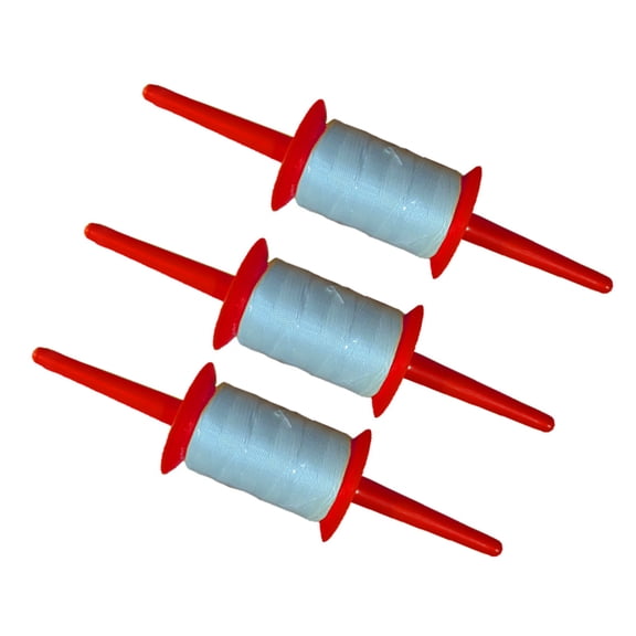 Heavy Duty 150M Kites String Reel AntiStretch Thread Ergonomic Control Kites Spool Set of 3 for Extreme Winds