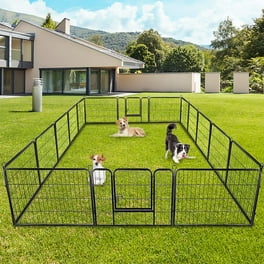 Walnest Dog Playpen 31.5 Height Dog Pen 6 Panels Dog Fence Exercise Pen with Doors Heavy Duty Safe and Sturdy Pet Puppy Playpen for Indoor and Outdoor Use Walmart