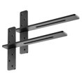thumbnail image 1 of Heavy Duty 18 Inch Shelf Brackets, 2 Pack 457.2 mm Floating Shelf Hardware for Wall Mounting, 1 of 11