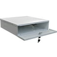 thumbnail image 1 of Heavy Duty 18" x 18" x 5" DVR Security Lock Box 16 Gauge with Exhaust Fan for CCTV Security Systems - White, 1 of 5