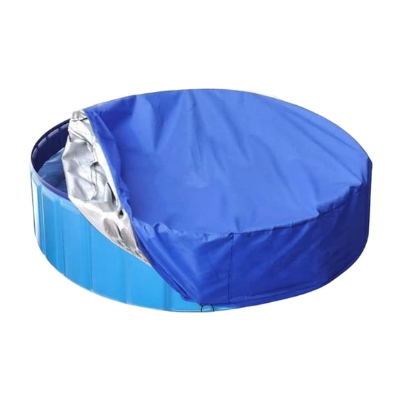 Heavy Duty 182CM Round Pool Cover Heavy Duty Waterproof Round Pool Cover for Above Ground Pool Windproof Rope