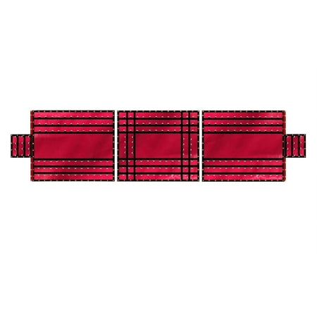 Heavy Duty 18oz 3 Pc Lumber Tarp (8' Drop) - Red