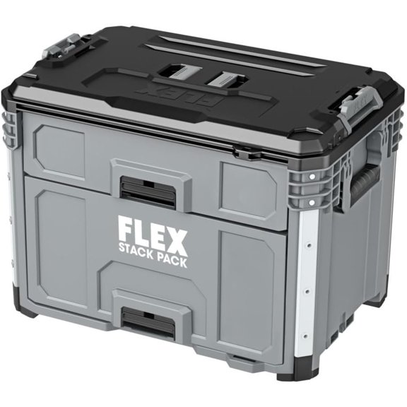 Heavy Duty 2-Drawer Stackable Tool Chest FS1106, Rust-Resistant Rails, Oversize Lower Drawer, Security Bar & Jobsite Impact Protection