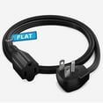 thumbnail image 1 of Heavy Duty 2 FT Air Conditioner and Major Appliance Extension Cord UL Listed 14 Gauge, 125V, 15 Amps, 1875 Watts Grounded 3-PRONGED Cord Black, 1 of 5