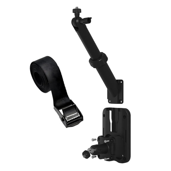 Heavy Duty 2 In 1 Mount Brackets For Security Camera And Solar Panel With Adjustable Angles And Metal Construction