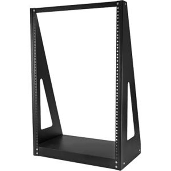 Heavy Duty 2-Post Rack, 16U - Black