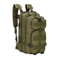 thumbnail image 1 of Heavy-Duty 20-25L Outdoor Hiking Backpack with Oxford Fabric and Multiple Compartments for Camping Travel and Outdoor Adventures, Army Green, 1 Pack, 1 of 5