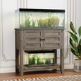thumbnail image 1 of Heavy Duty 20-29 Gallon Aquarium Stand with Charging Station, Magnetic Doors, 1 of 6