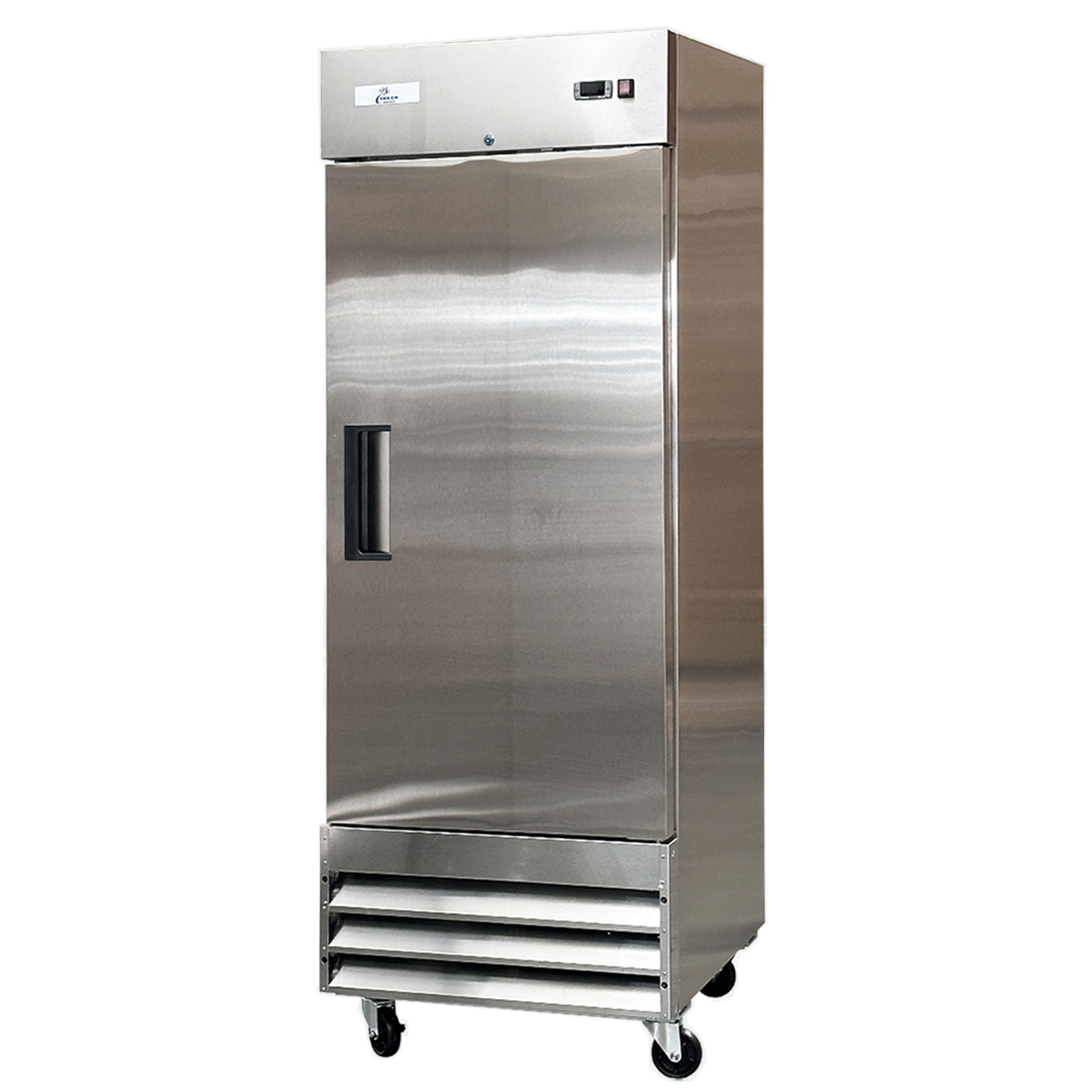 Cooler Depot Heavy Duty 23 Cu.Ft. 29" Commercial Solid Stainless Steel Reach-In Refrigerator (1 Door) XB27RWM NSF ETL Certified