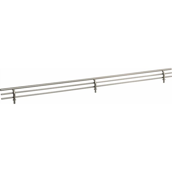Heavy Duty 23"Wide Steel Wire Shoe Fence/Rail for Shoe Racks and Shelves - Satin Nickel