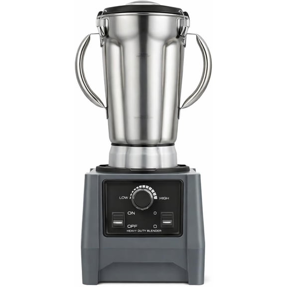Express Kitchquip 3.5 HP Heavy Duty Commercial Blender - 1 Gallon Stainless Steel Food Blender for Smoothies, Sauces & Purees