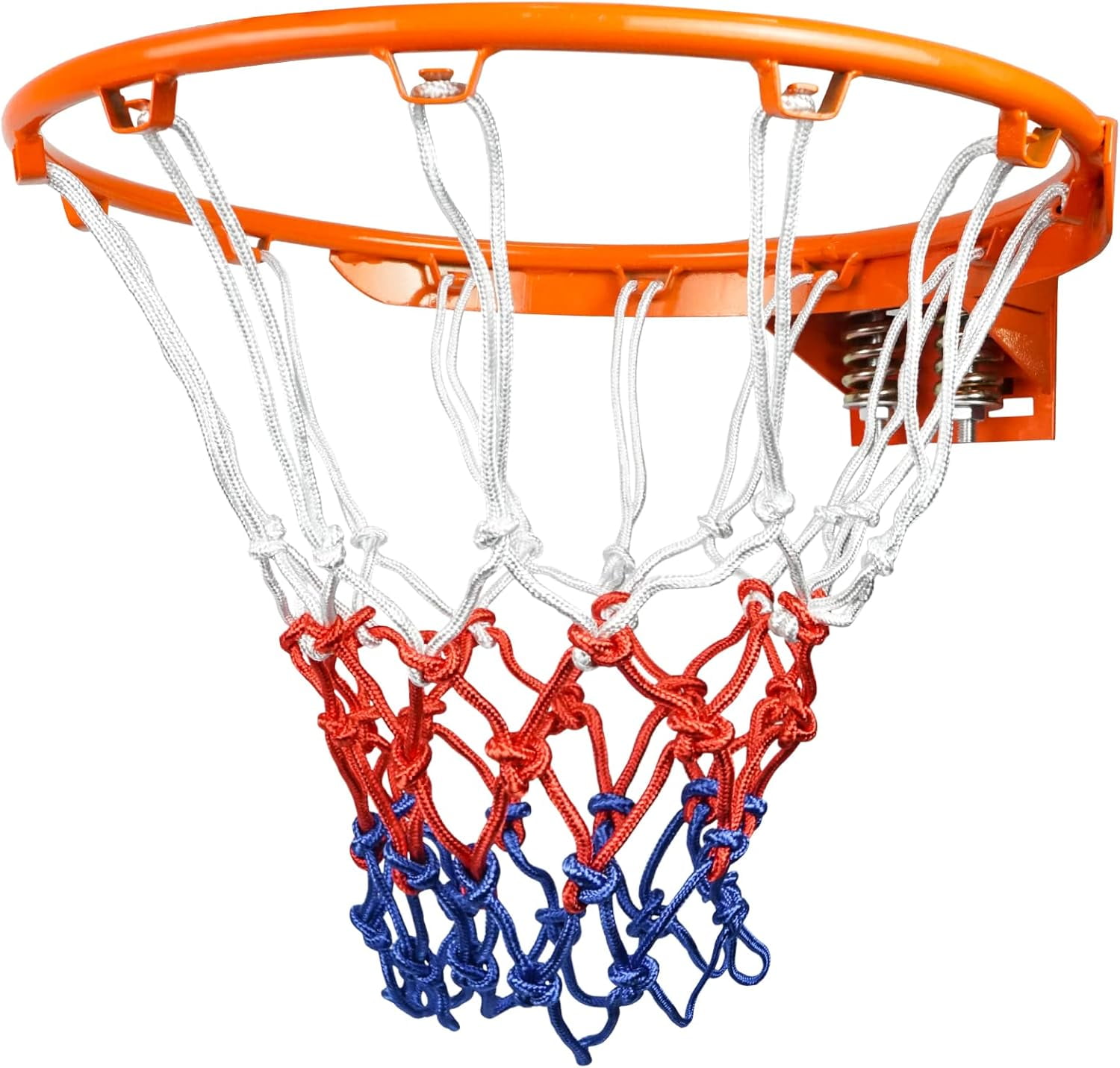 Heavy Duty 3/4-Inch Steel Outdoor Replaceable Detachable Basketball Hoop with All-Weather Net