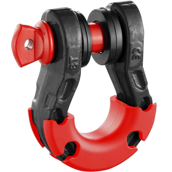 Heavy Duty 3/4" Screw Pin D-Ring Shackles, 2-Pack 30 Ton Alloy Steel Recovery Gear for Off-Road Trucks, Jeeps&Trailers
