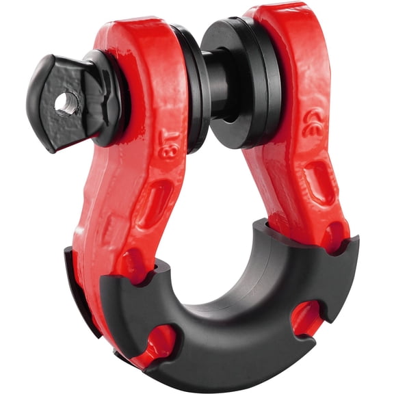 Heavy Duty 3/4" Screw Pin D-Ring Shackles, 2-Pack 30 Ton Alloy Steel Recovery Gear for Off-Road Trucks&Jeeps