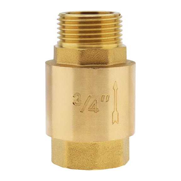 Heavy Duty 3/4 Thread Brass Check Spring Loaded Backflow Preventer Systems