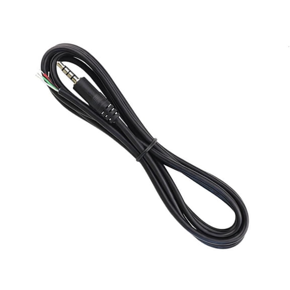 Heavy Duty 3.5mm Male Adapter to Bare Wire Open End Adapter Sound Cable for Headset Microphone Cable Repair