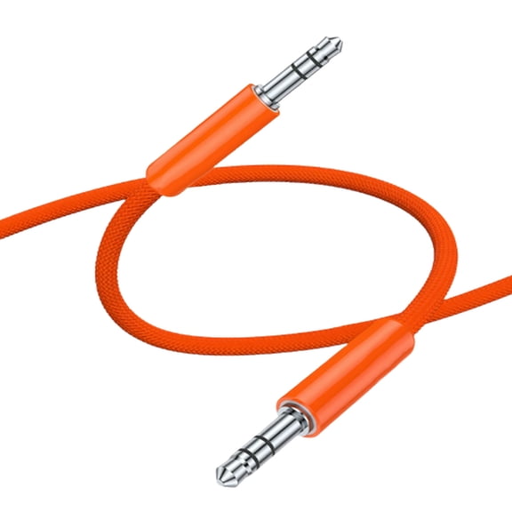 Heavy Duty 3.5mm Male To Male Cable 3-Section Connection Wire Line For Music Player And Gaming Headsets