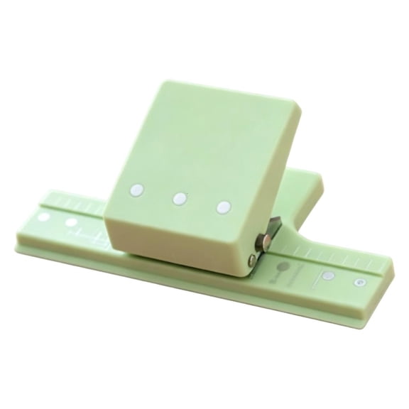Heavy Duty 3 Hole Puncher 7 Sheets Capacity 5MM Round Hole Punches with Alignment Guide For Offices and Industrial Use