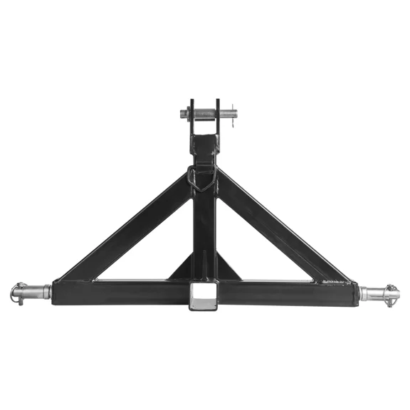Heavy Duty 3 Point Hitch Receiver with 2-Inch Receiver,3000 lbs Capacity Quick Hitch Adapter for Kubota,Mahindra,John Deere,Massey Ferguson Tractors