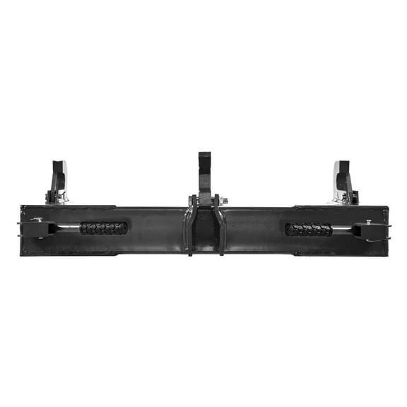 Heavy Duty 3-Point Quick Hitch with 2" Receiver, 3000 lbs Lift Capacity, 5-Position Adjustable Top Link, Fits Cat 1 & 2 Tractors Black