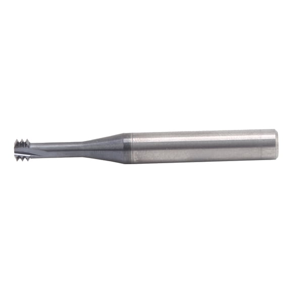 Heavy Duty 3-Tooth Metric 60 Degree Tungsten Steel Thread Milling Cutter M6.0x1.0xD6x50 2 Inches / 50mm Length and 0.2 Inch / 6mm Shank Diameter for High Precision Threading Tool Applications