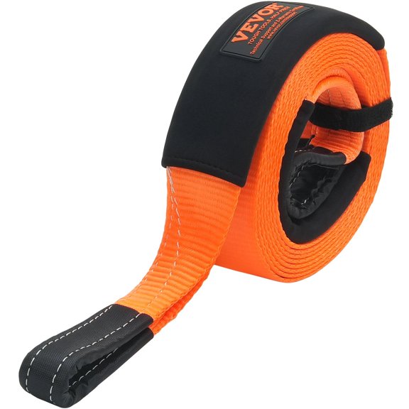 Heavy Duty 3" x 20ft Tow Strap Recovery Kit with D-Ring Shackles, 36,000 lbs Capacity - for Trucks, Jeeps, SUVs
