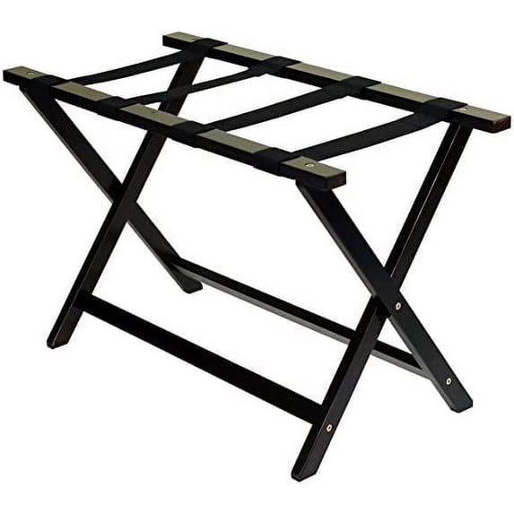 Heavy Duty 30" Extra-Wide Luggage Rack, solid wood