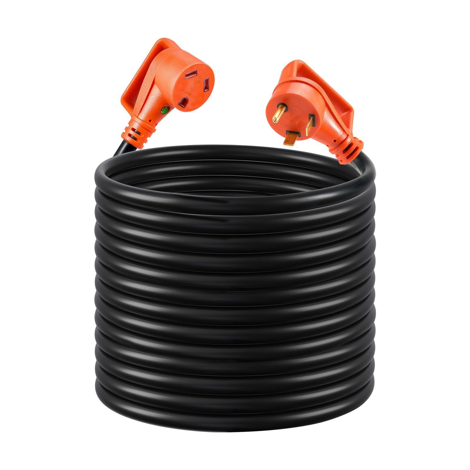Heavy Duty 30 Amp RV Extension Cord, 100 ft 10/3 STW Wire with NEMA TT ...