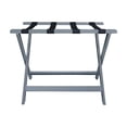 thumbnail image 1 of Casual Home Heavy Duty 30" Extra Wide Luggage Rack, Slate Gray, 1 of 13
