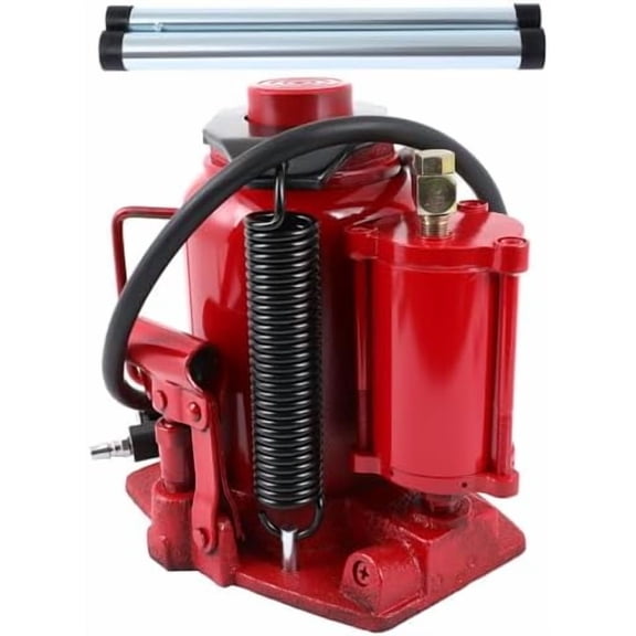 Heavy Duty 30 Ton Pneumatic Air Hydraulic Bottle Jack with Manual Hand Pump for Auto Truck Repair$$Tools & Hardware Other