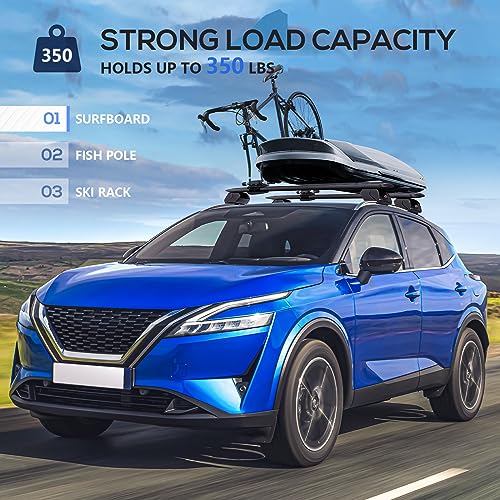 EYOUHZ Roof Rack Cross Bars For BMW X1 (2010-2025) - 300 LB Capacity, Adjustable, Lockable, For Side Rails