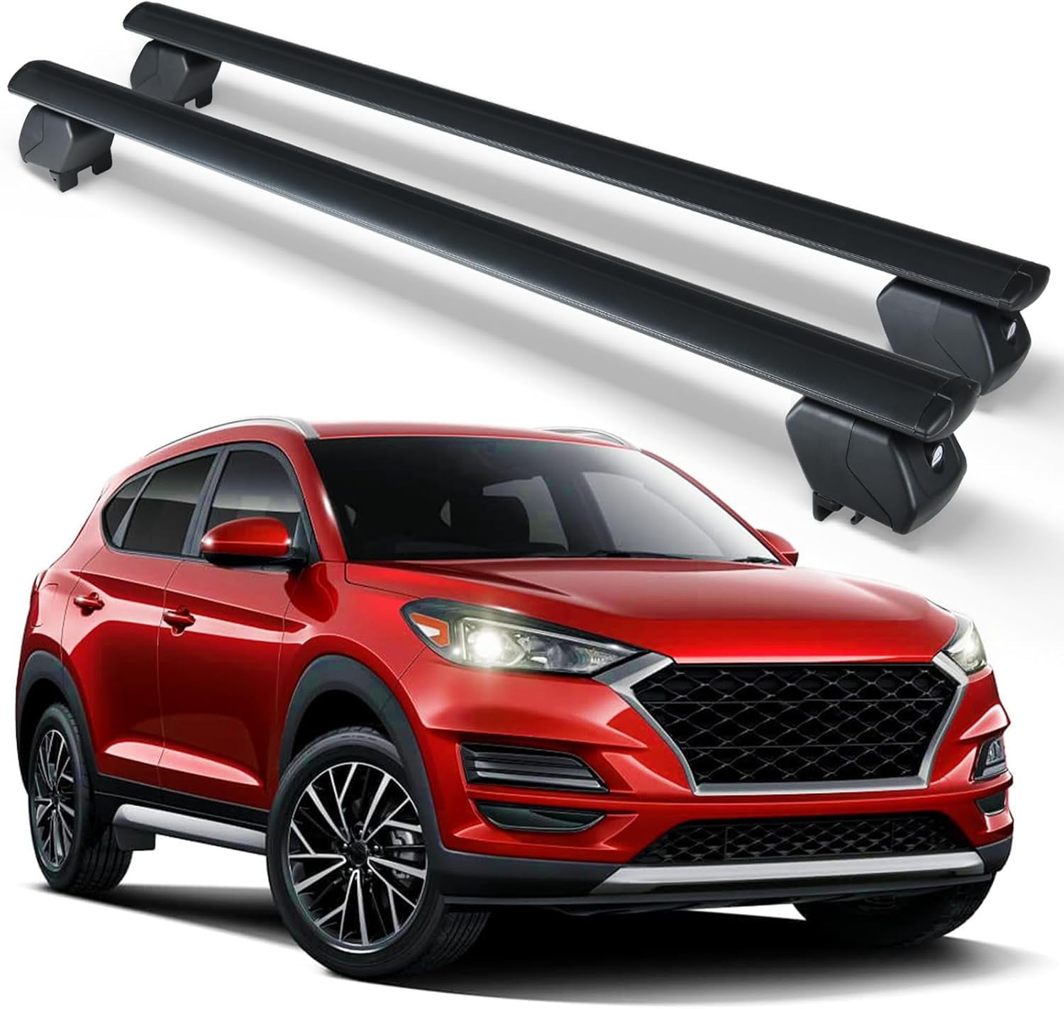 Heavy Duty 300 LBS Roof Rack Cross Bars Compatible for 2016-2025 Tucson ...