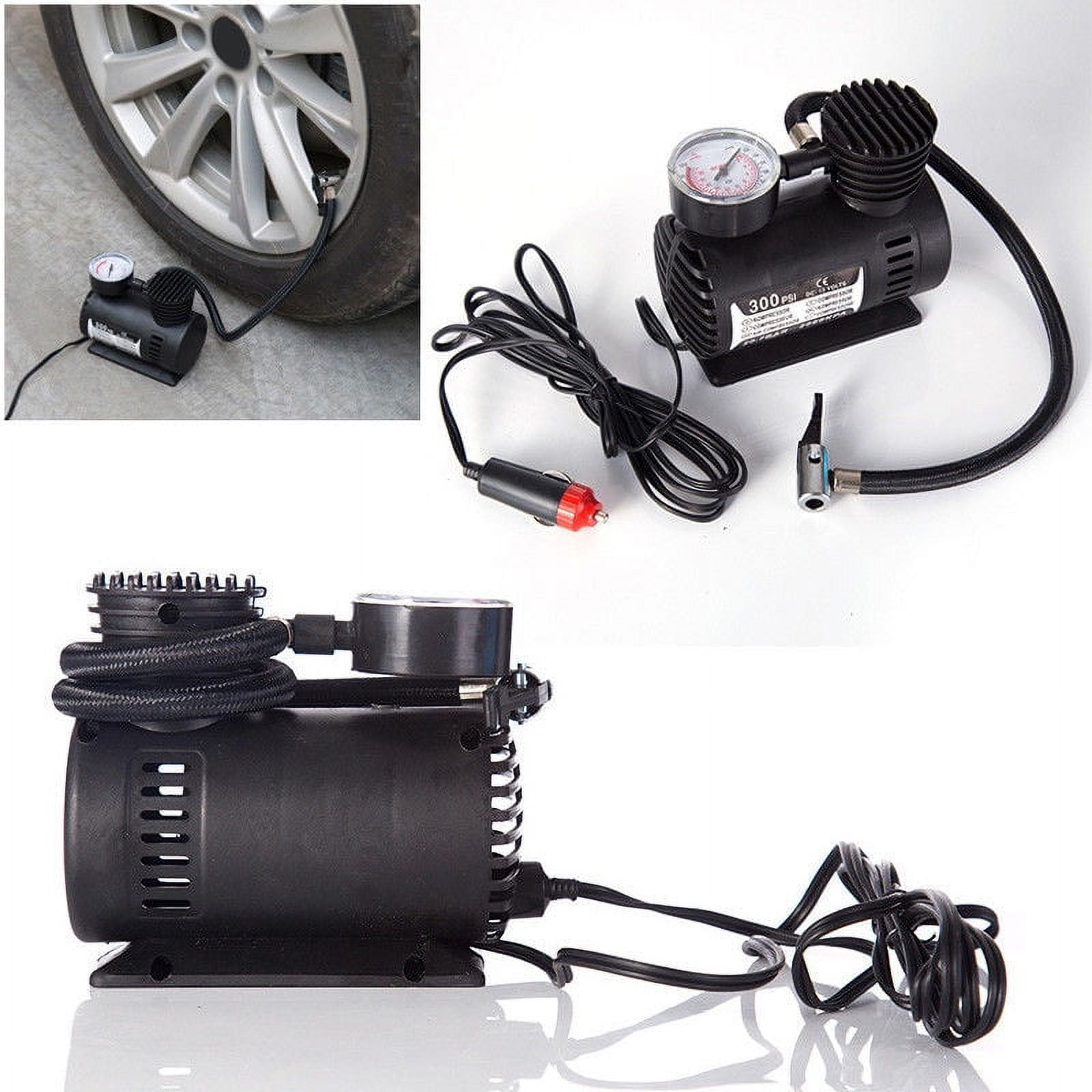 Biltek Portable Mini Air Compressor Electric Tire Inflator Pump 12 Volt Car  12V PSI 