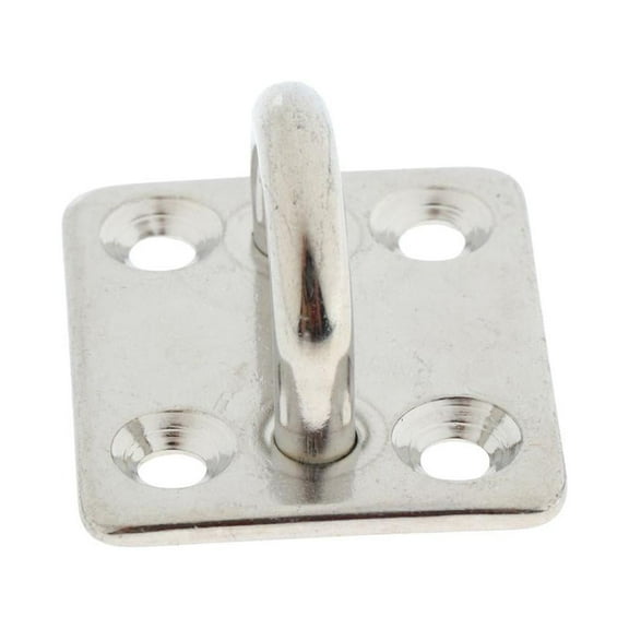 Heavy Duty 304 Stainless Eye Plates 5mm Square Base Staple Moo Fitting For Marine Boat Sailboat Rigging