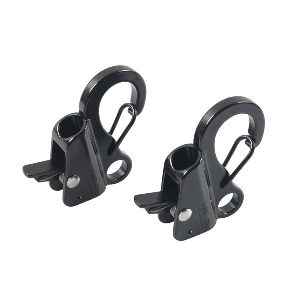 Heavy Duty 316 Stainless Steel Spring Hook for Boats Easy Rope Threading & Secure Anchoring Sliding Hook for Rope