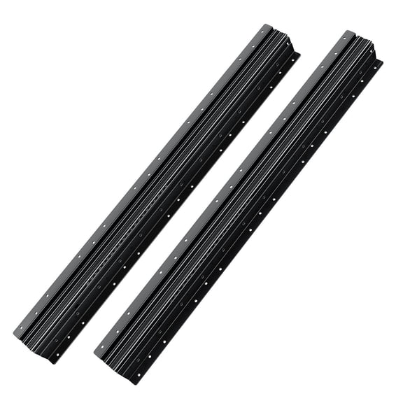 Heavy Duty 32 Inch Undermount Drawer Slides, Full Extension Ball Bearing Cabinet Rails with 260 LB Load Capacity, Black DIY Replacement Under Stair Glides Track Runners