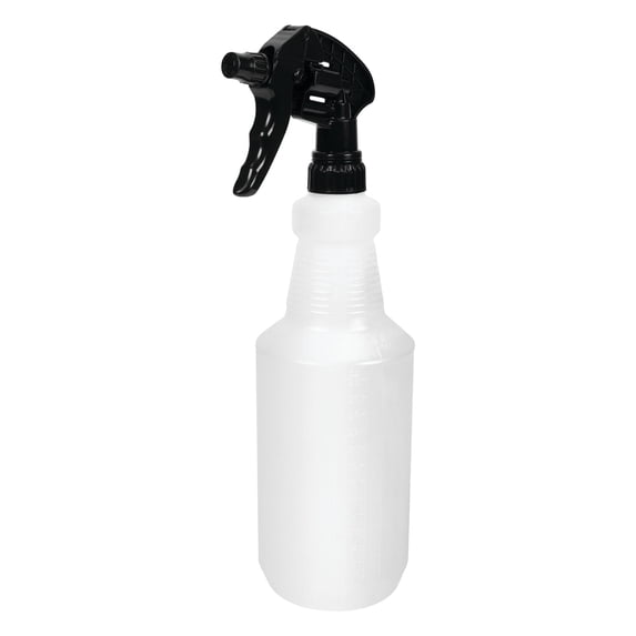 Performance Tool W1473 Heavy Duty 32 oz. Spray Bottle - Professional Grade Chemical Resistant Sprayer for Auto, Home, Garden and Industrial Use