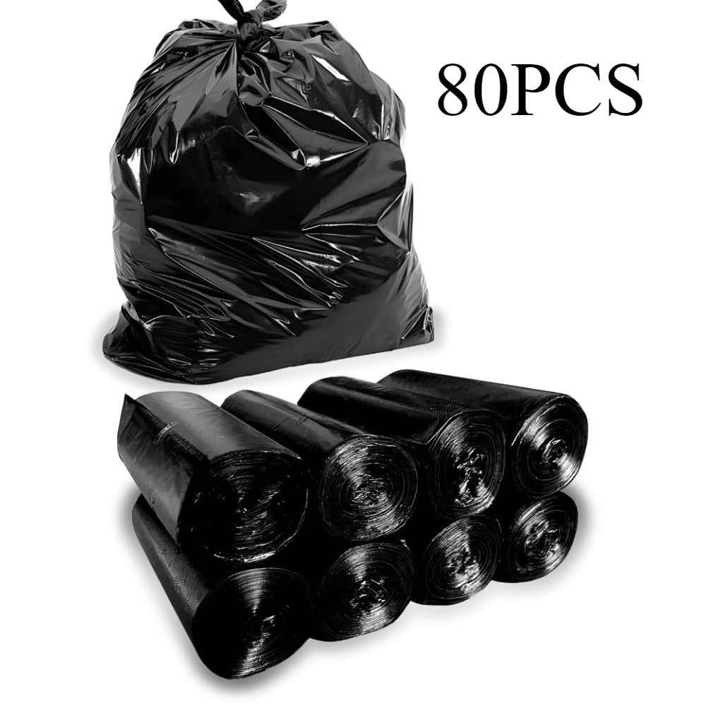 Heavy Duty 3540 Gallon Trash Bags 80 Count (1.6 MIL, 35 x 39