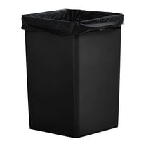 Heavy-Duty 35 Gallon Recycling Bin, Square Trash Can, Commercial Garbage Bin, Durable Waste Container, Waste Bin, Plastic Wastebasket for Restaurants, Office, Kitchen, Garage