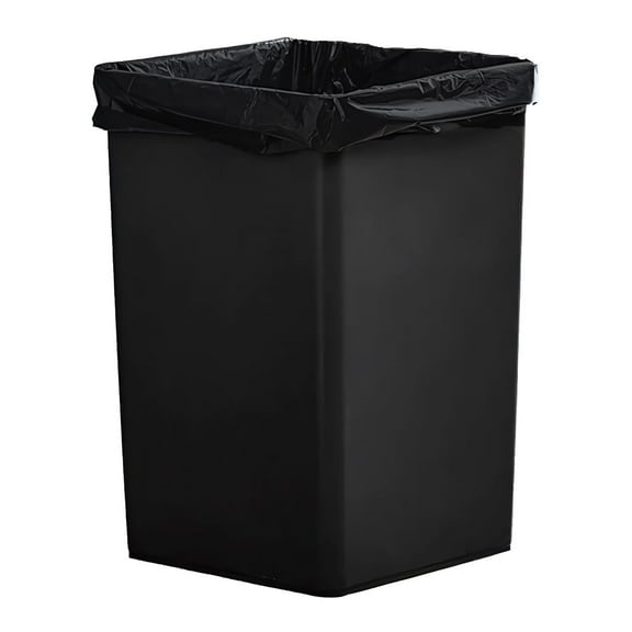 Heavy-Duty 35 Gallon Recycling Bin, Square Trash Can, Commercial Garbage Bin, Durable Waste Container, Waste Bin, Plastic Wastebasket for Restaurants, Office, Kitchen, Garage