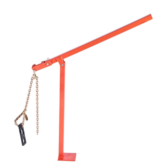 Heavy Duty T Post Puller Tool,36 " Fence Post Remover with 47 " Lifting Chain&Plate for Round Posts,Sign Posts,Stumps