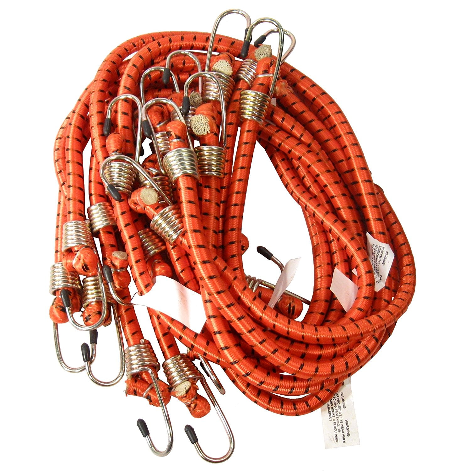 Heavy Duty 36" or 3' Long x 1/2" Dia Thick Bungee Cords Tie Down Cord Strap (10-Pc)