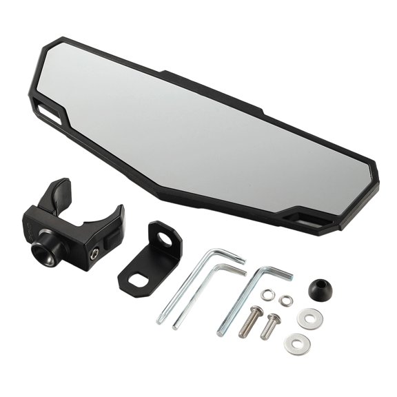 Heavy Duty 360 Degree Rotatable UTV Rear View Reflector Easy Installation With Adjustable Roll Rod Cage Mount